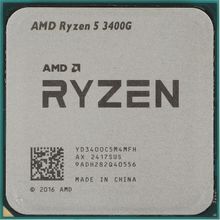 AMD Ryzen 5 3400G, AM4,  OEM [yd3400c5m4mfh]