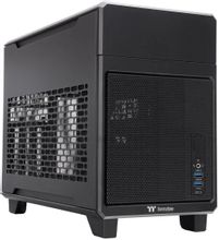 miniITX Thermaltake TR100, Mini-Tower, без БП,  черный [ca-11a-00s1nn-00]