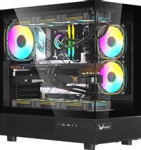 ATX Formula Crystal Z8 Floe, Midi-Tower, без БП,  черный [crystal z8 b floe]