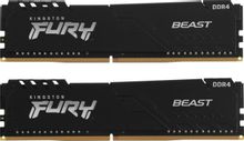 Kingston Fury Beast Black KF432C16BBK2/16-SP DDR4 -  2x 8ГБ 3200МГц, DIMM,  Ret