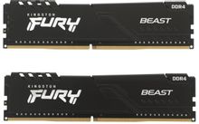 Kingston Fury Beast Black KF432C16BBK2/16 DDR4 -  2x 8ГБ 3200МГц, DIMM,  Ret